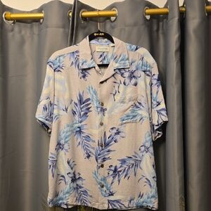 Caribbean Silk & Linen Hawaiian Shirt